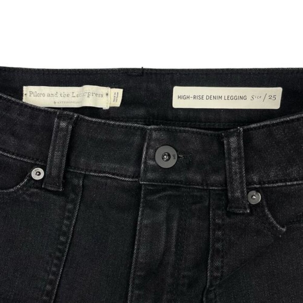Anthropologie Pilcro And The Letterpress High-Rise Ankle Denim Legging Size 25 - Picture 5 of 8
